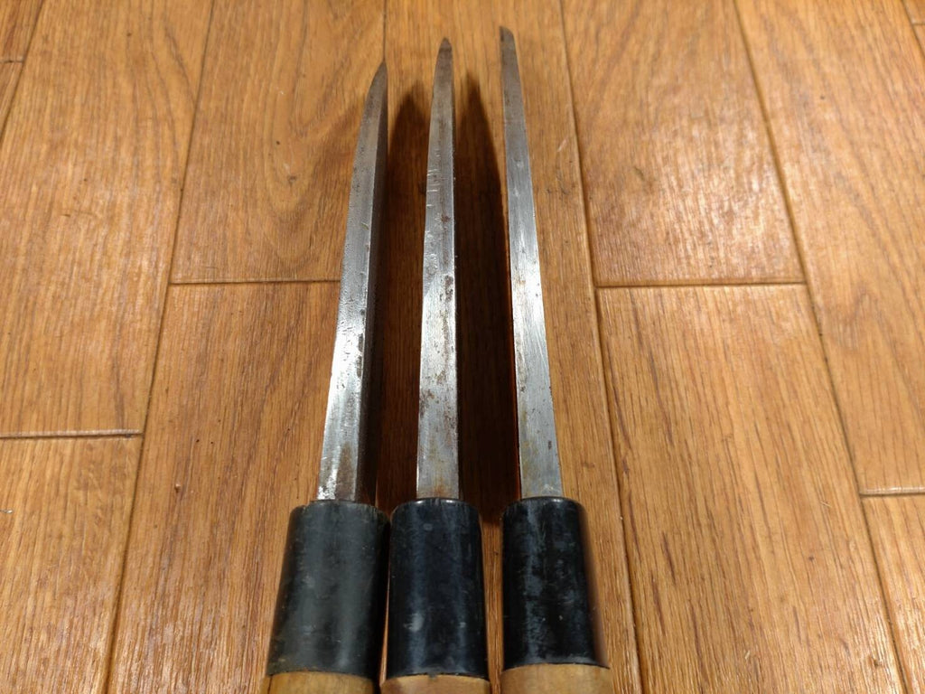 Japanese Chef's Kitchen Knife Set 3 Piece DEBA from Japan FF338