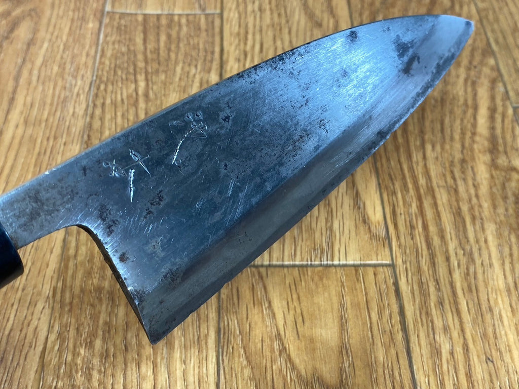 Japanese Chef's Kitchen Knife DEBA Vintage hocho OLD from Japan 152/295mm HB620