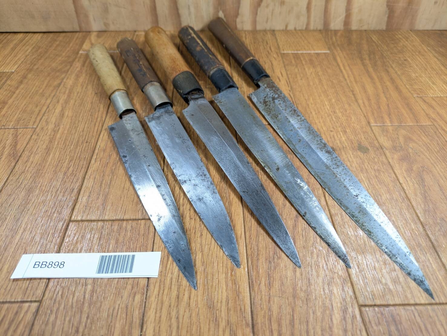 Japanese Chef's Kitchen Knife Set 5 Piece YANAGIBA DEBA from Japan BB898