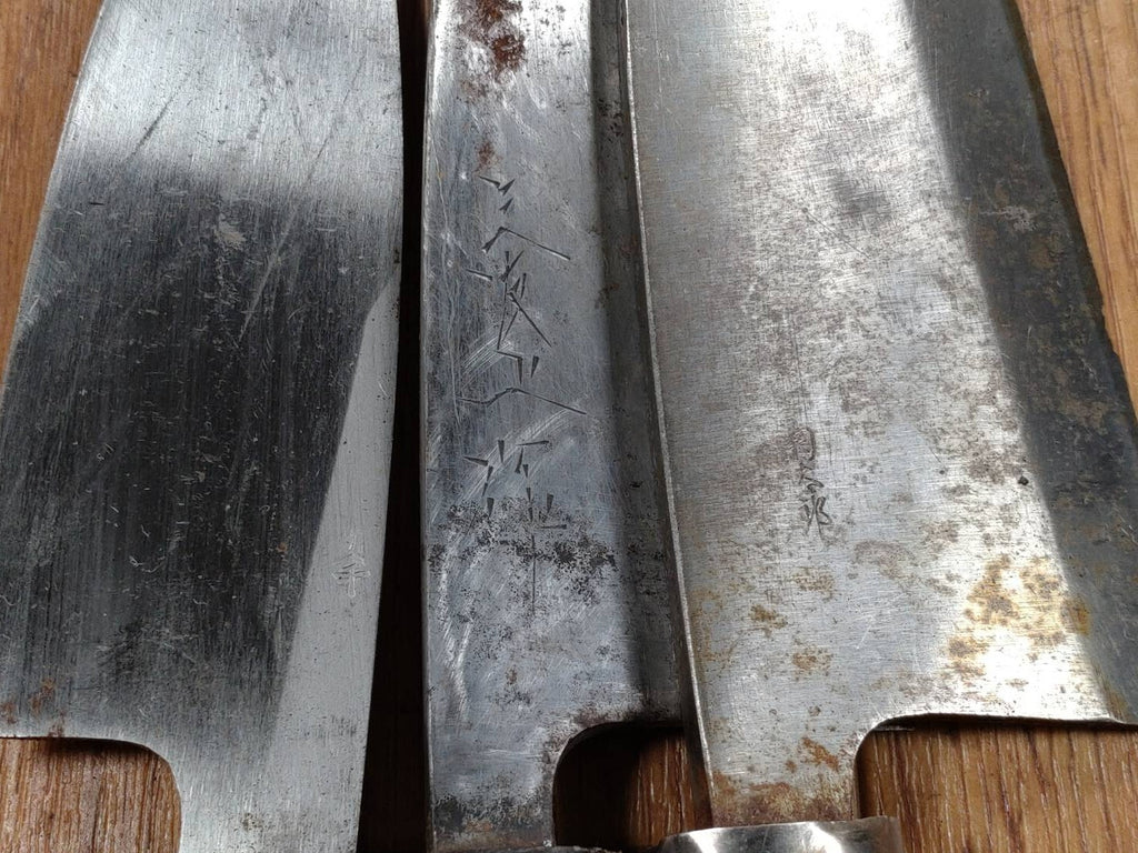 Japanese Chef's Kitchen Knife Set 3 Piece DEBA from Japan FF326