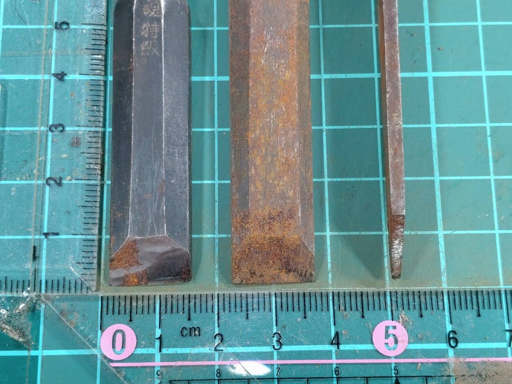 BROKEN DAMAGED Japanese vintage chisel Nomi 1.5.14.15.16.18.23.30.35mm HH297