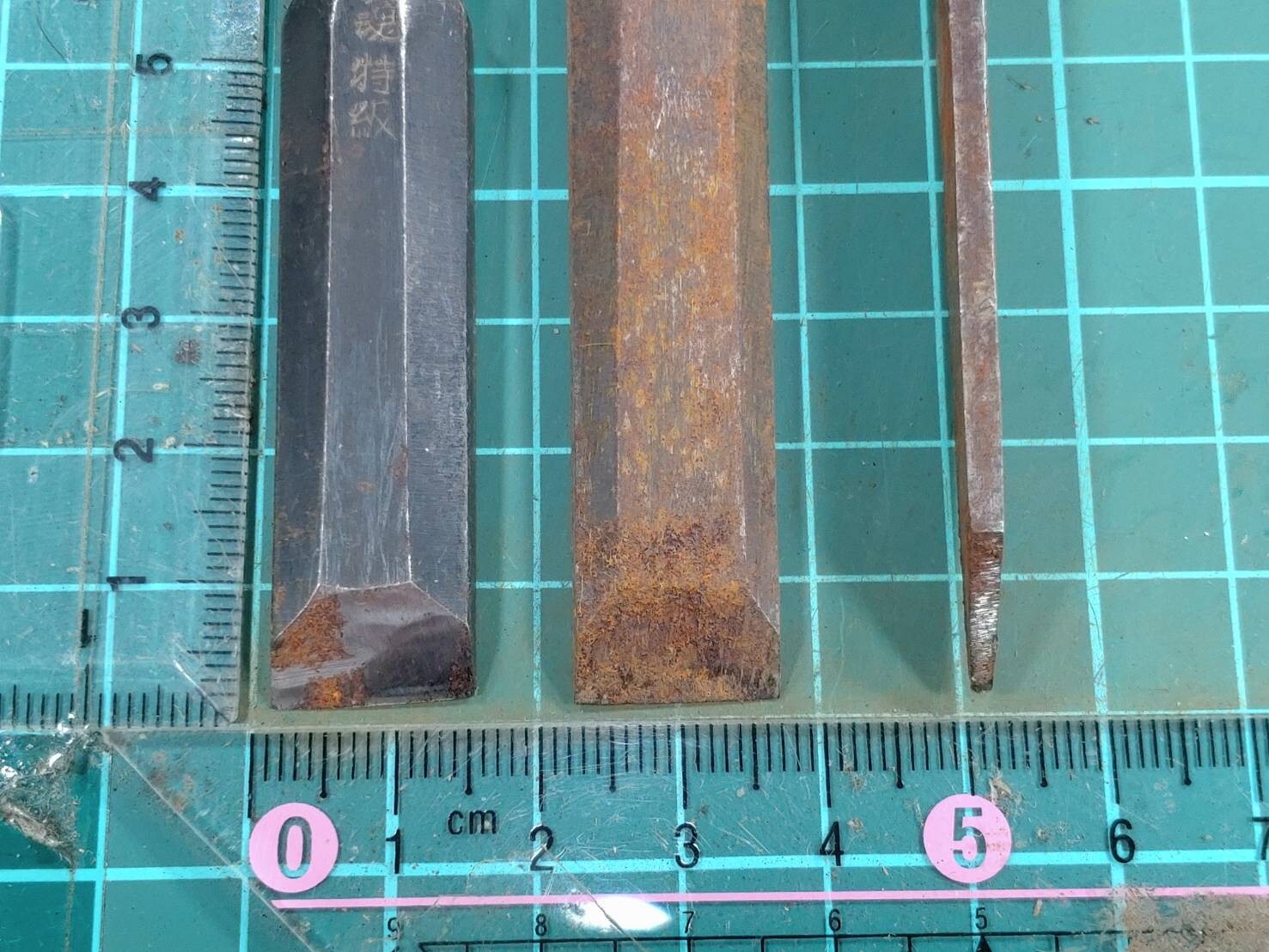 BROKEN DAMAGED Japanese vintage chisel Nomi 1.5.14.15.16.18.23.30.35mm HH297