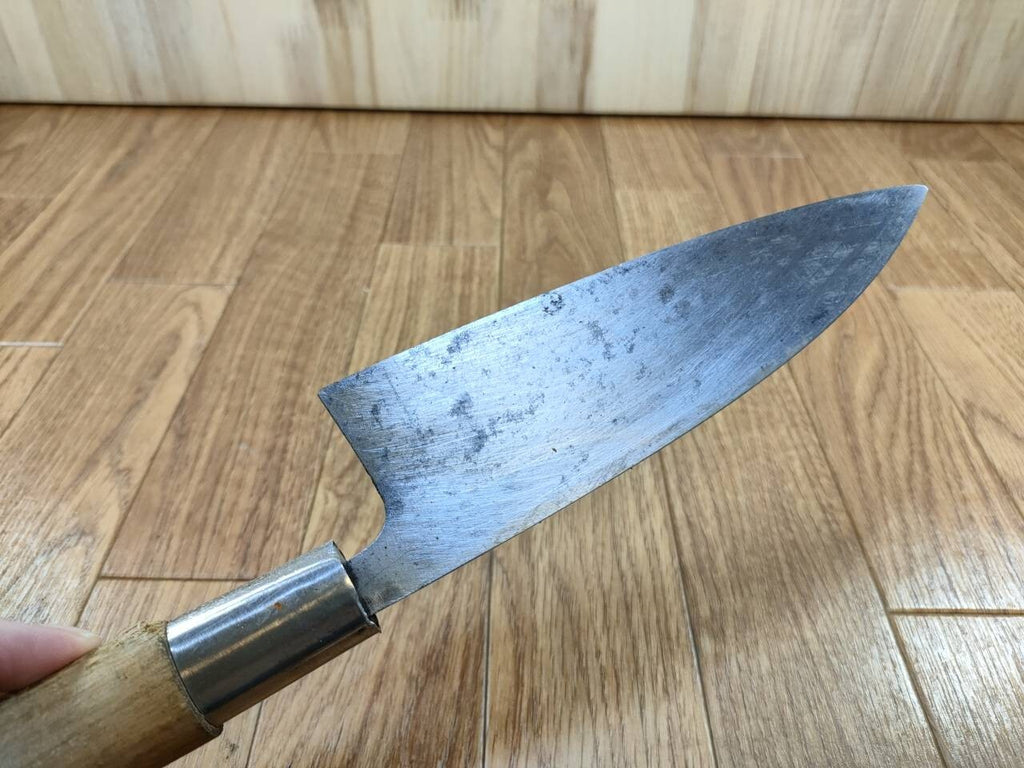 Japanese Chef's Kitchen Knife DEBA Vintage hocho OLD from Japan 152/285mm UU467