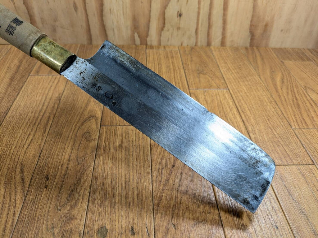 Japanese Chef's Kitchen Knife NAKIRI HOCHO Vintage / from Japan 194/345mm JJ507
