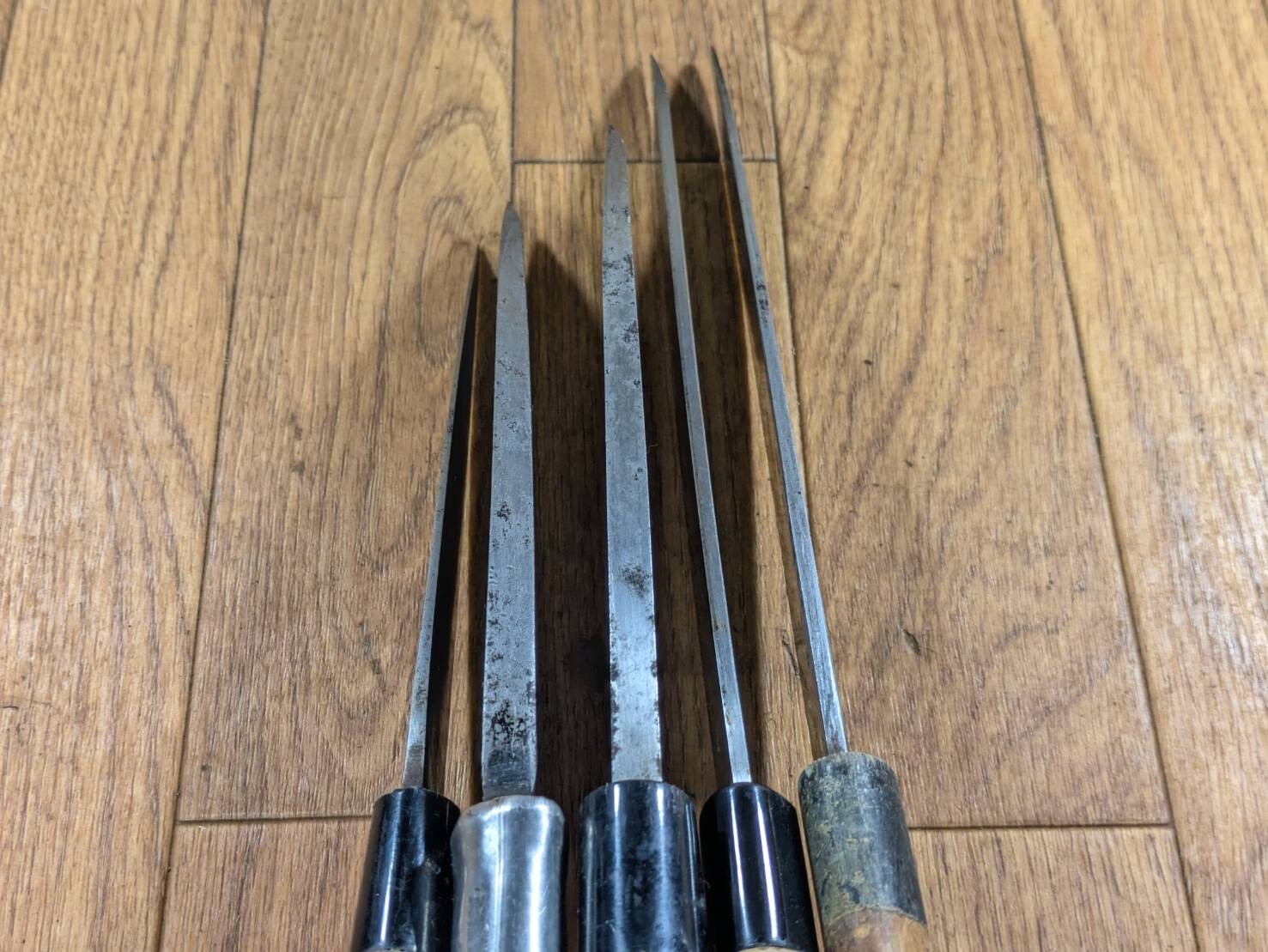 Japanese Chef's Kitchen Knife Set 5 Piece YANAGIBA DEBA from Japan JJ648