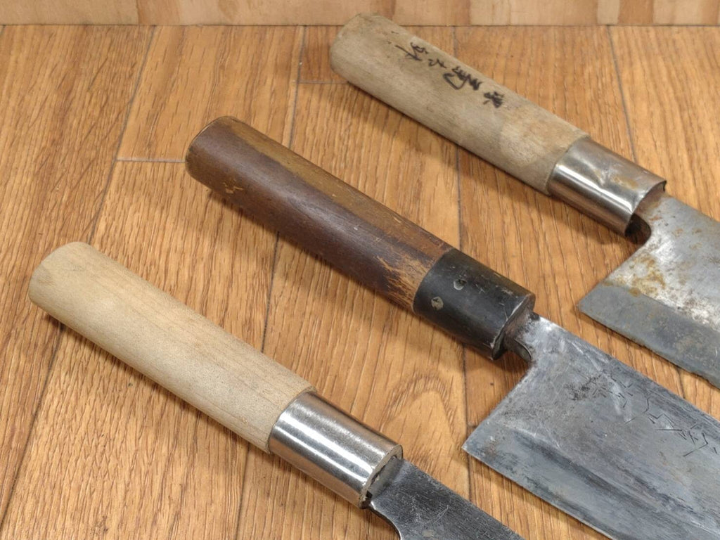 Japanese Chef's Kitchen Knife Set 3 Piece DEBA from Japan FF326