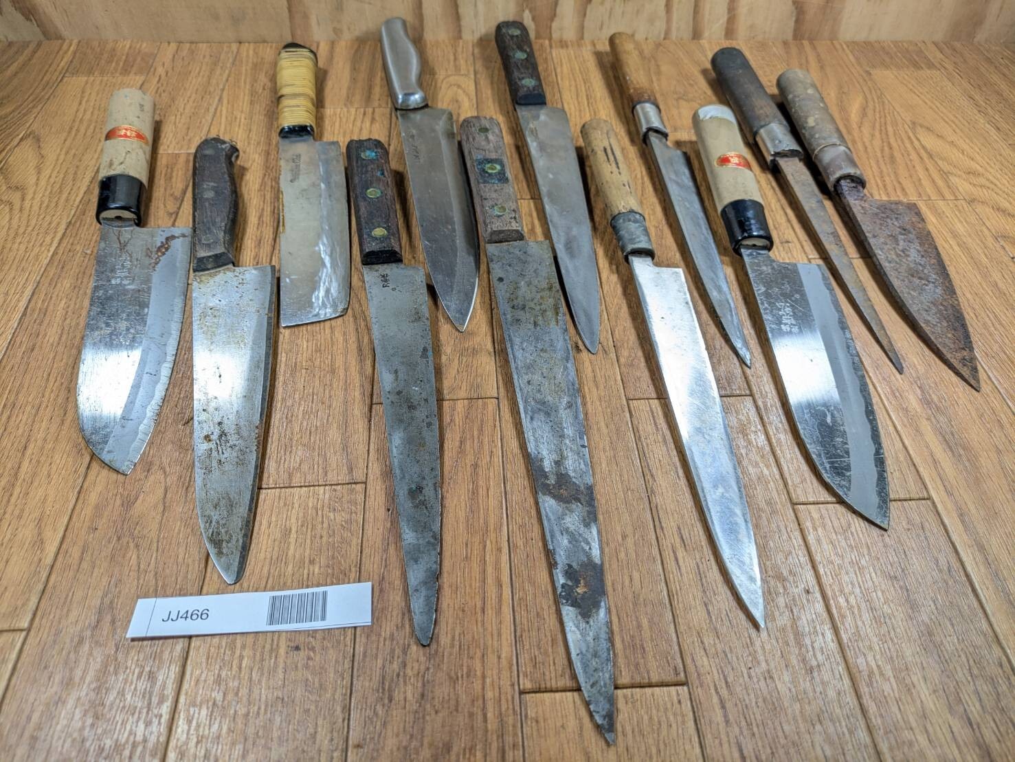 Damaged Lot of Japanese Chef's Kitchen Knives Broken from Japan JJ466