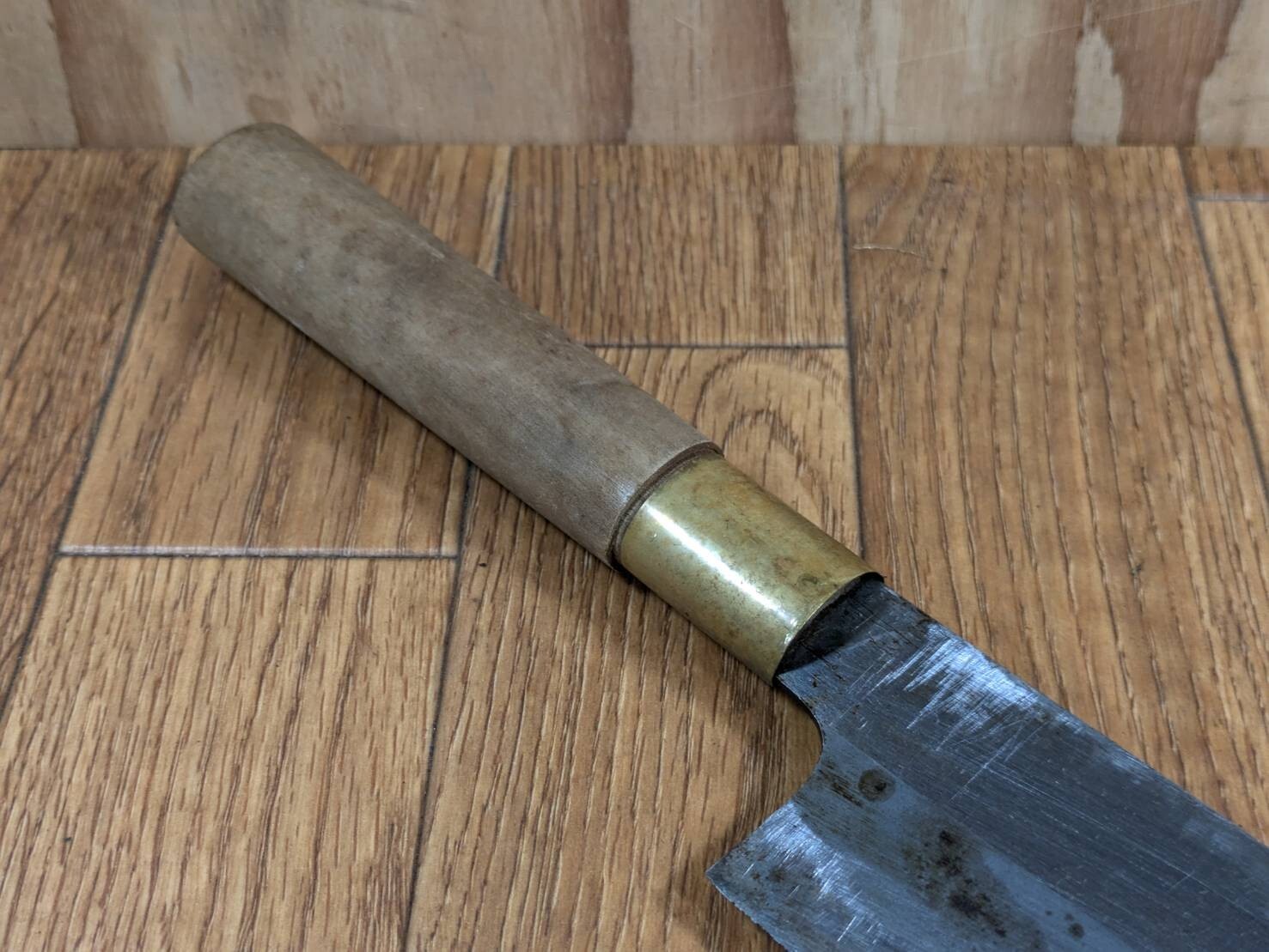 Japanese Chef's Kitchen Knife NAKIRI HOCHO Vintage / from Japan 194/345mm JJ507