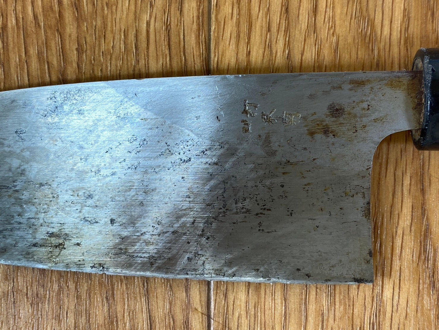 Japanese Chef's Kitchen Knife DEBA Vintage hocho OLD from Japan 150/285mm QA953