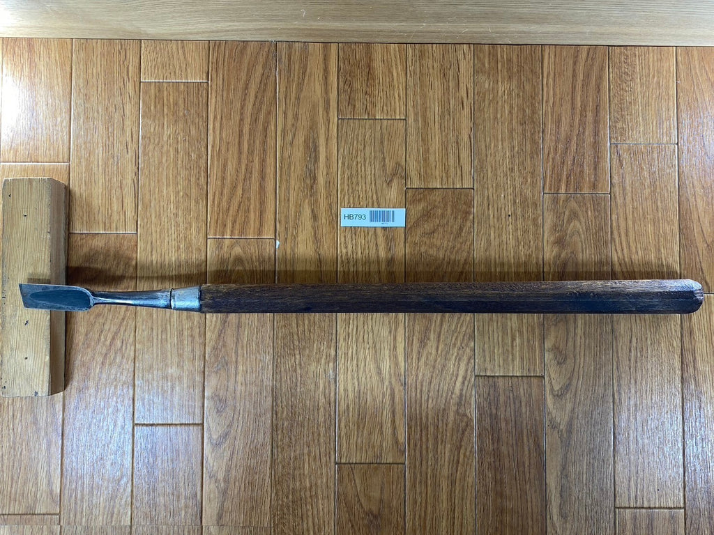 Japanese vintage chisel Tsuki Nomi Japan Vintage 24mm 575mm long HB793