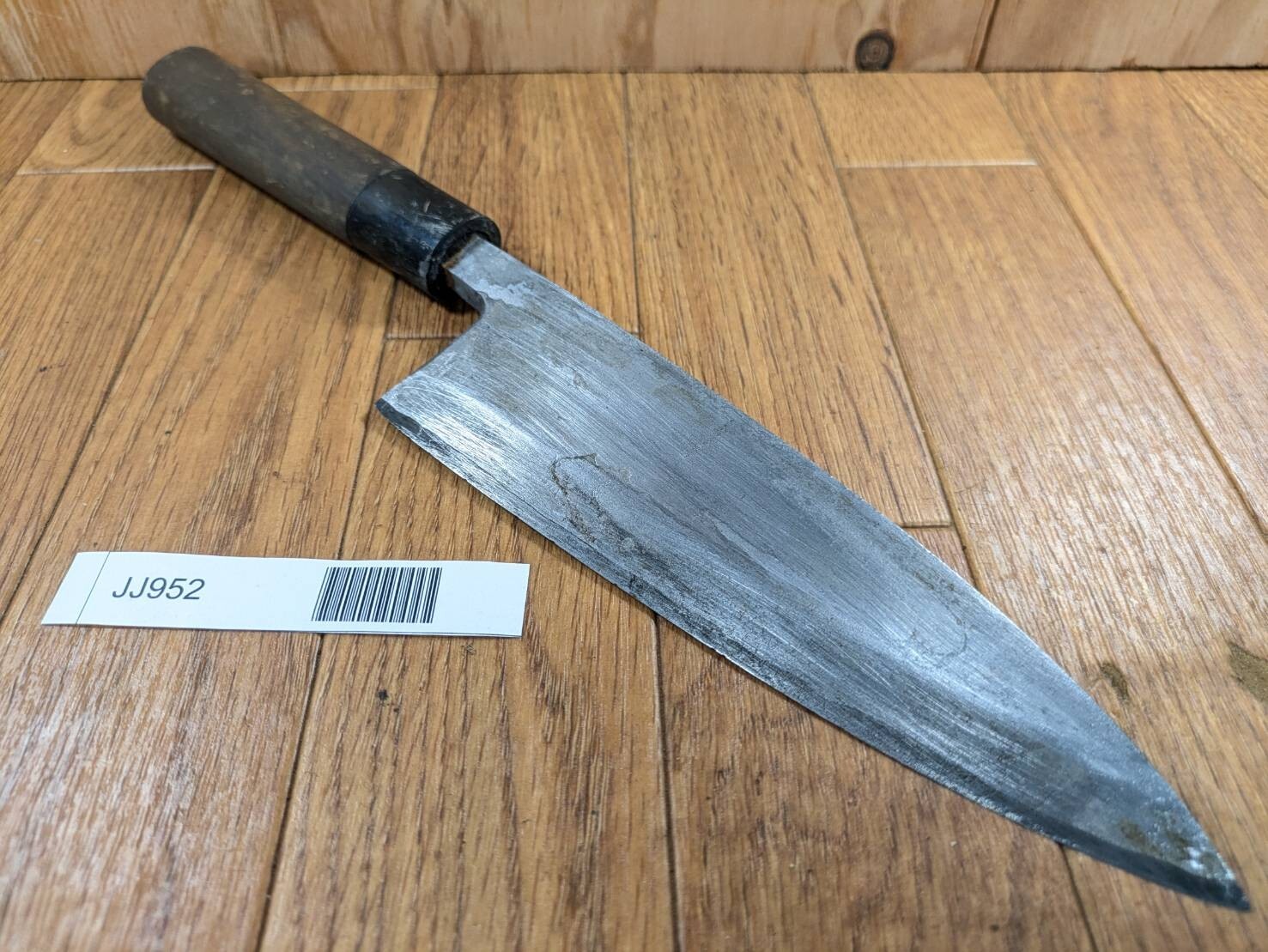 DAMAGED Japanese Chef's Kitchen Knife DEBA Vintage hocho Japan 175/328mm JJ952