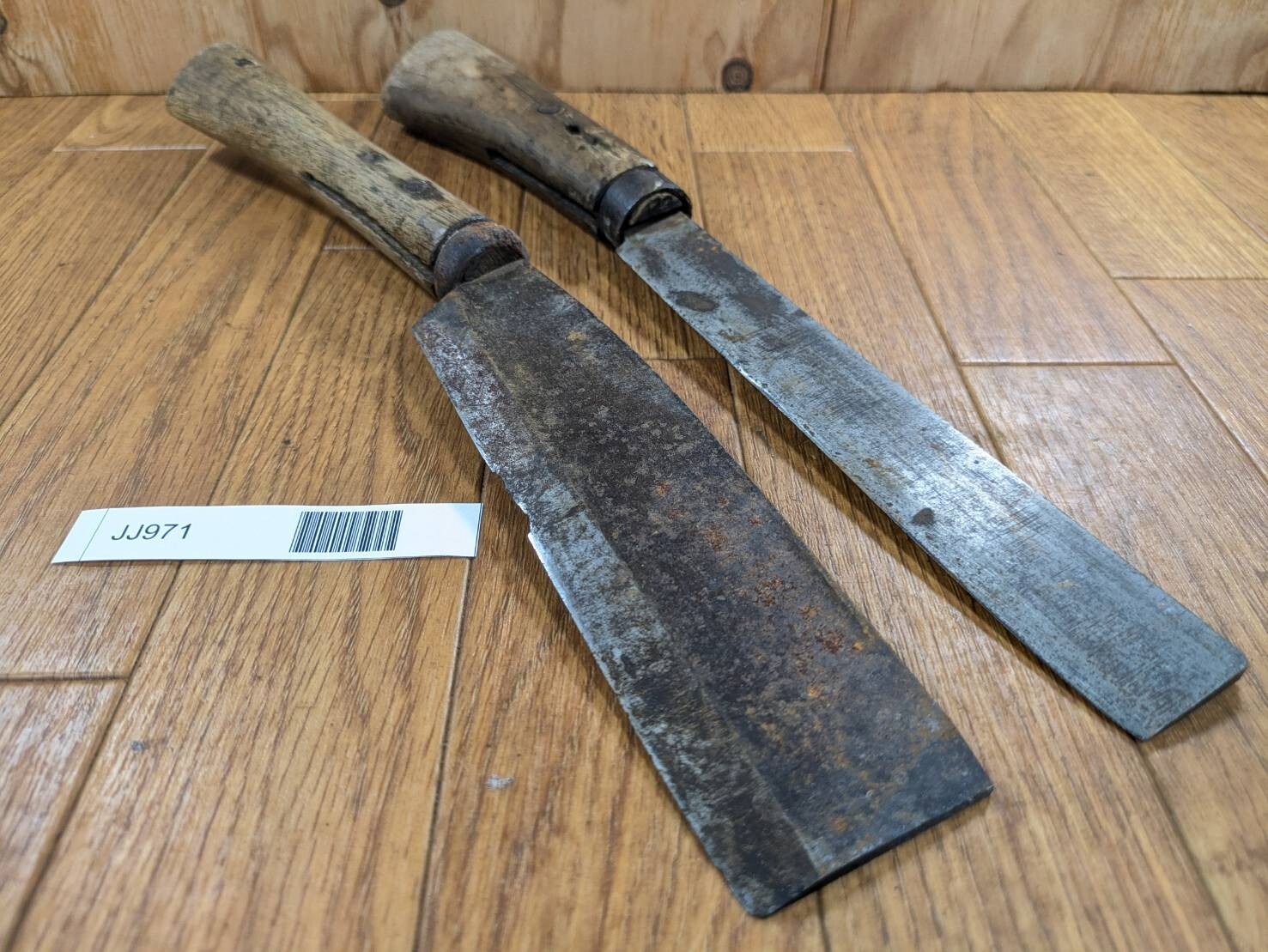 BROKEN DAMAGED Japanese Vintage Carpentry Tool NATA AXE ONO Hatchet SET JJ971