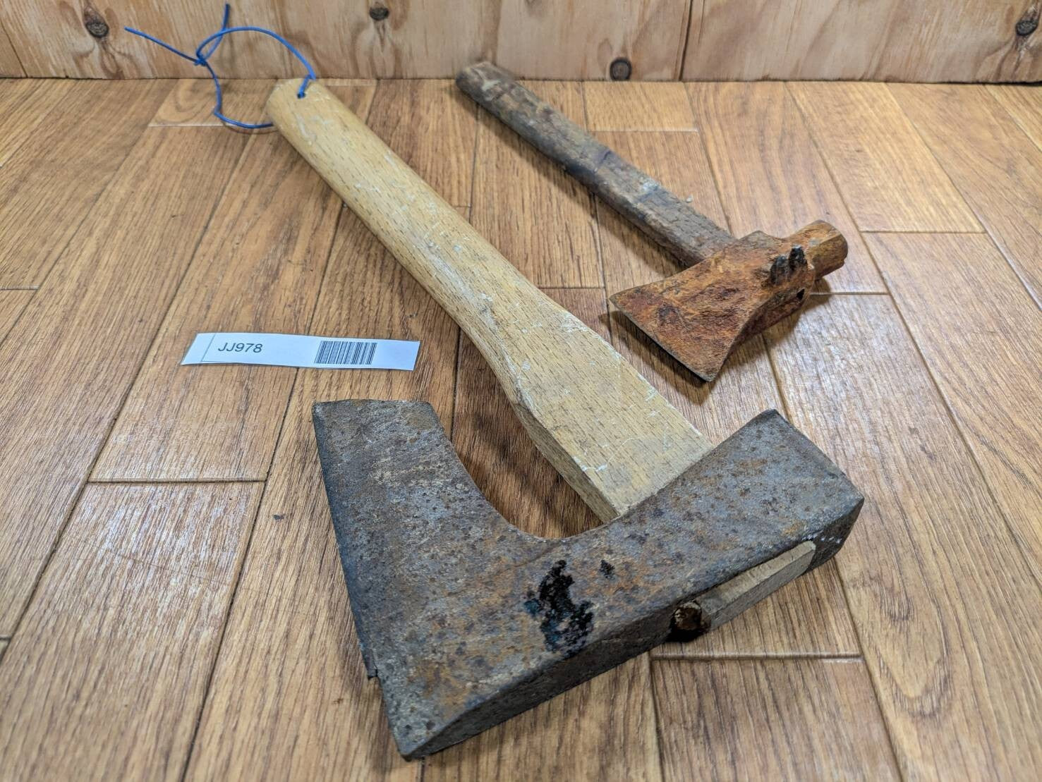 BROKEN DAMAGED Japanese Vintage Carpentry Tool NATA AXE ONO Hatchet SET JJ978