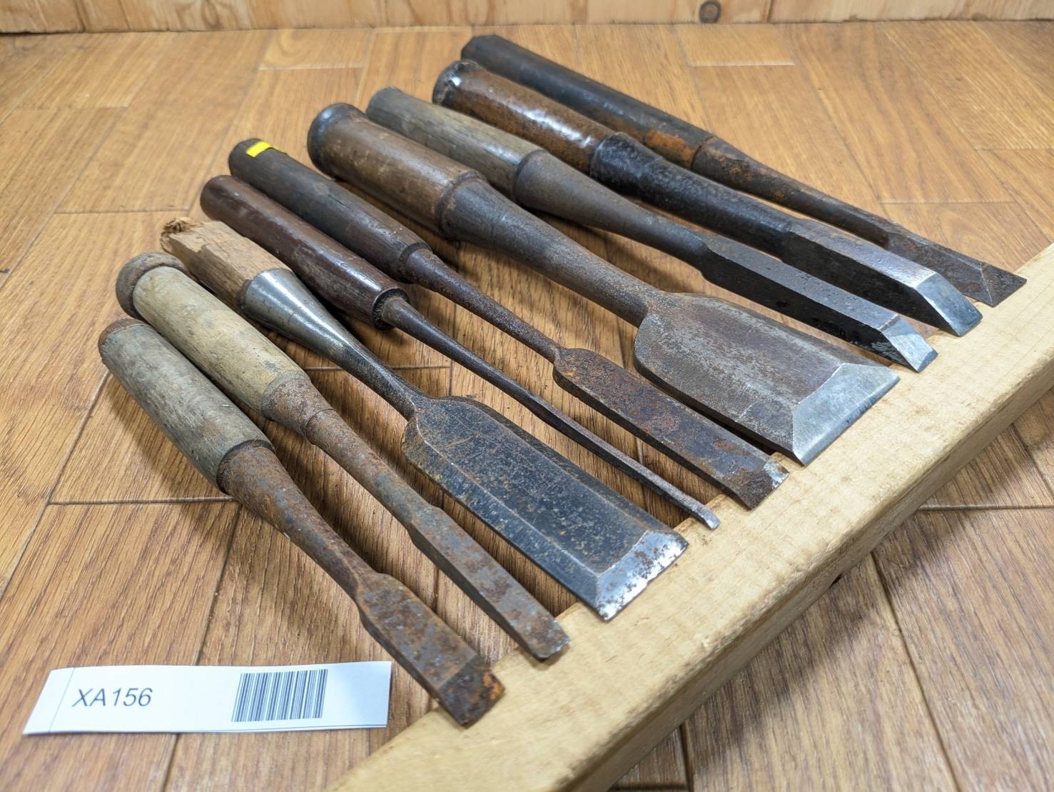 BROKEN DAMAGED Japanese vintage chisel Nomi 12.9.29.3.17.48.11.14.21mm XA156