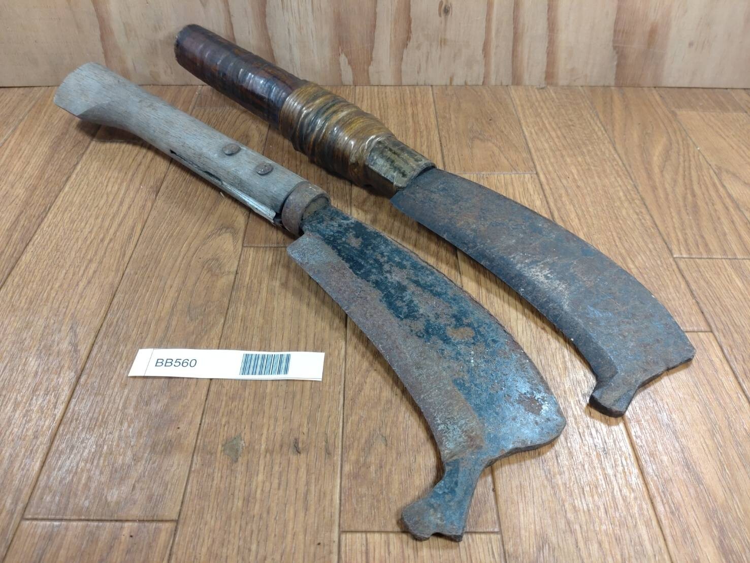 BROKEN DAMAGED Japanese Vintage Carpentry Tool NATA AXE ONO Hatchet SET BB560