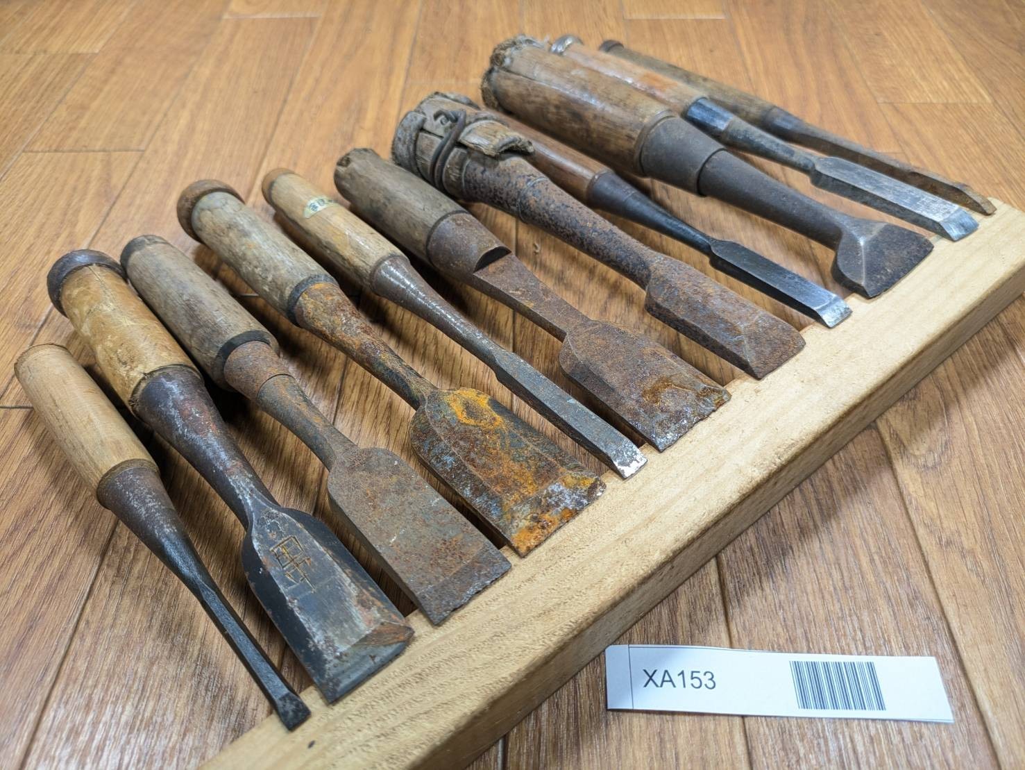 BROKEN DAMAGED Japanese vintage chisel Nomi 5.24.24.31.9.30.23.11.40.14.5 XA153