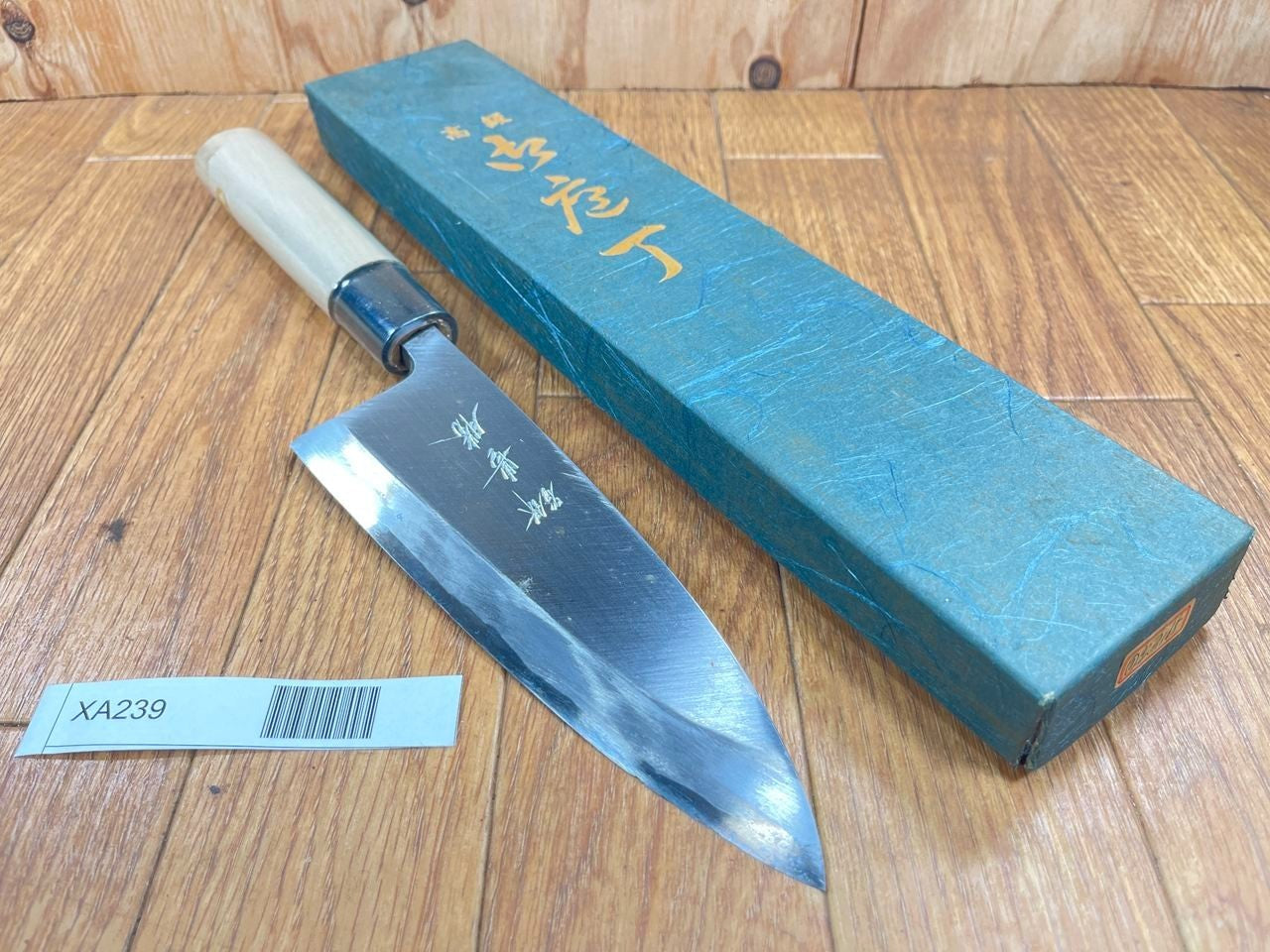 DAMAGED Japanese Chef's Kitchen Knife DEBA Vintage from Japan 160/305mm XA239