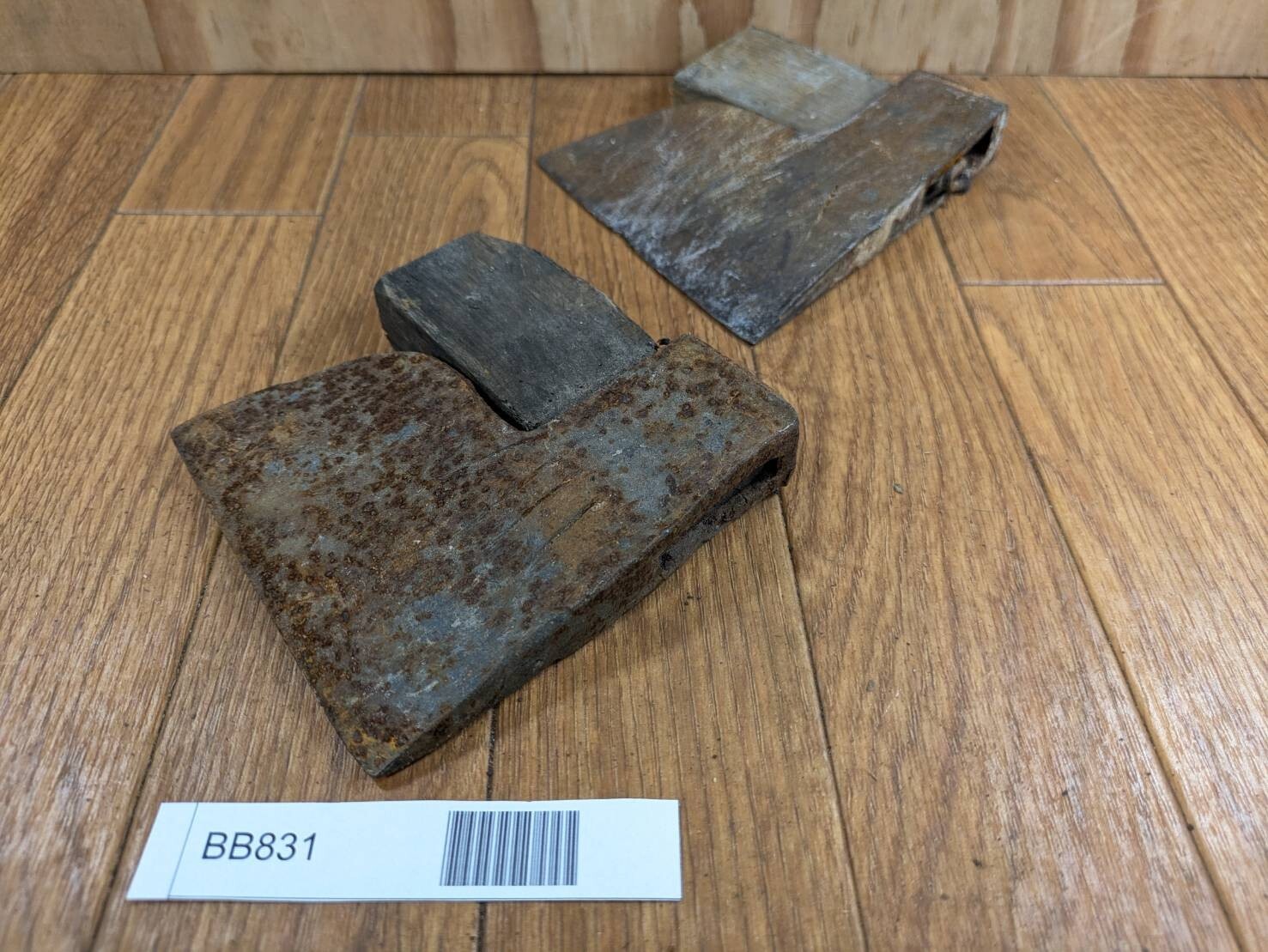 BROKEN DAMAGED Japanese Vintage Carpentry Tool NATA AXE ONO Hatchet SET BB831
