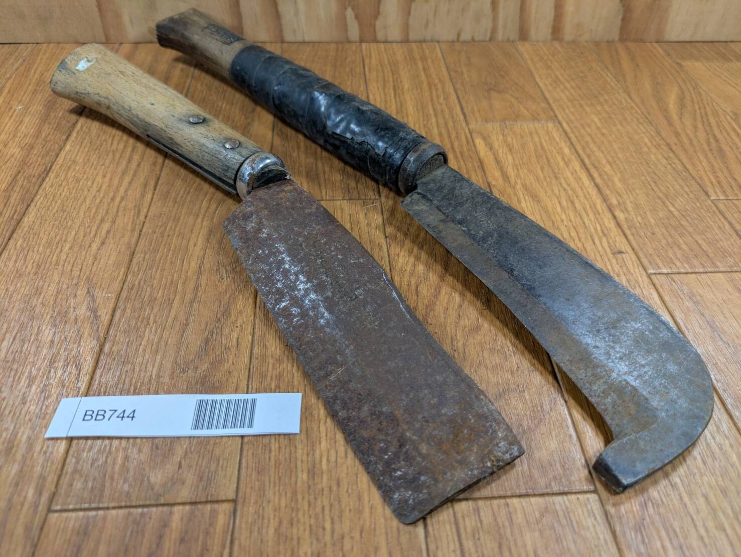 BROKEN DAMAGED Japanese Vintage Carpentry Tool NATA AXE ONO Hatchet SET BB744