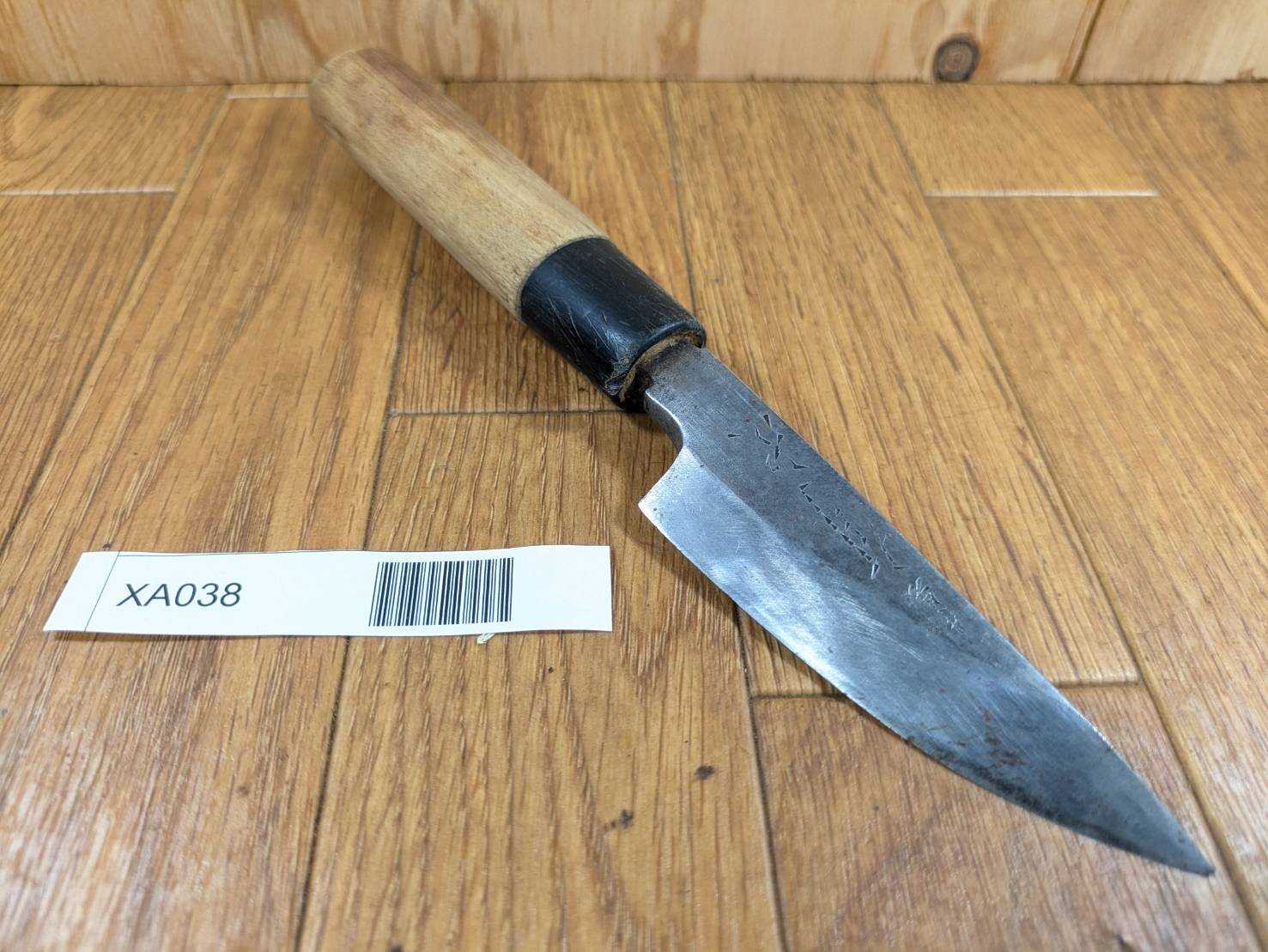 DAMAGED Japanese Chef's Kitchen Knife DEBA Vintage ARITSUGU Japan 90/237mm XA038