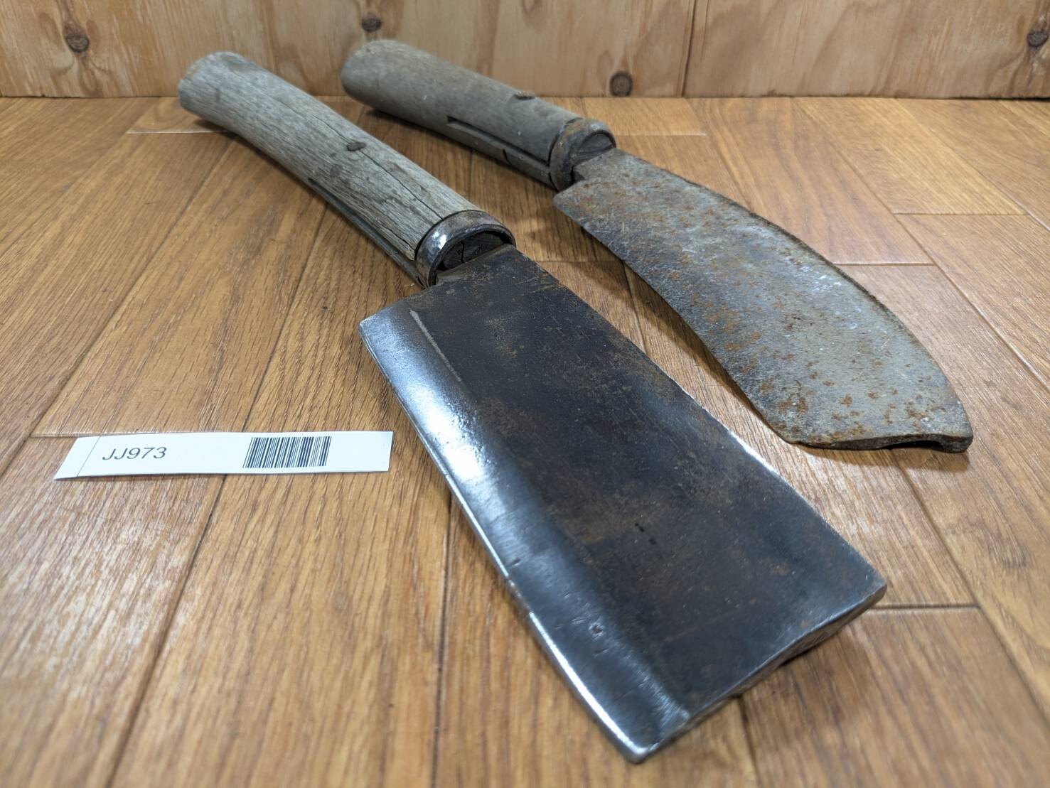BROKEN DAMAGED Japanese Vintage Carpentry Tool NATA AXE ONO Hatchet SET JJ973