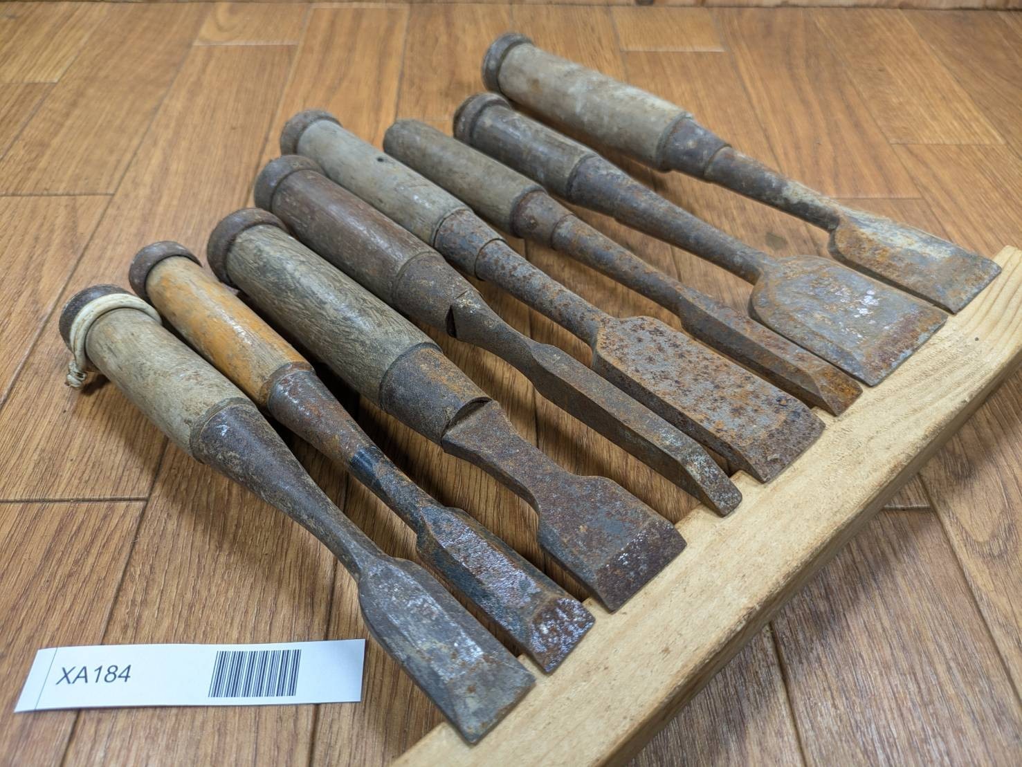 BROKEN DAMAGED Japanese vintage chisel Nomi 20.18.28.8.30.15.47.35mm XA184