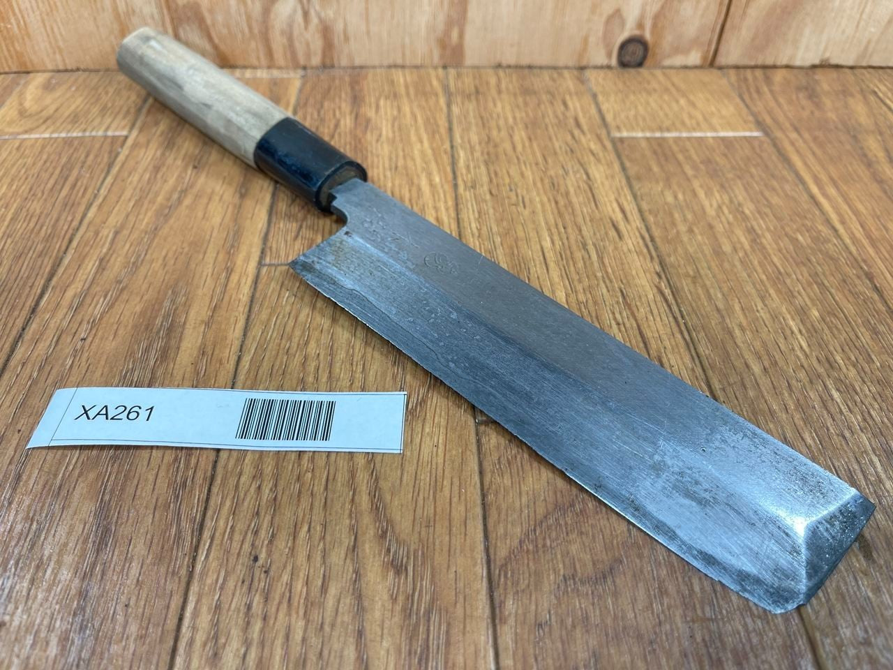 DAMAGED Japanese Chef's Kitchen Knife USUBA KIYA Vintage Japan 153/298mm XA261