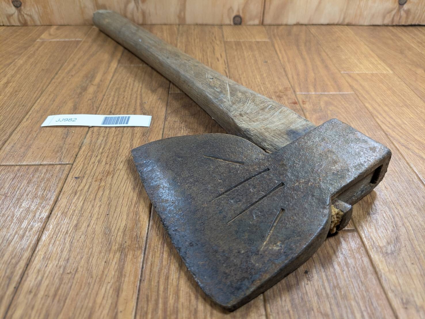 BROKEN DAMAGED Japanese Vintage Carpentry Tool NATA AXE ONO Hatchet JJ982