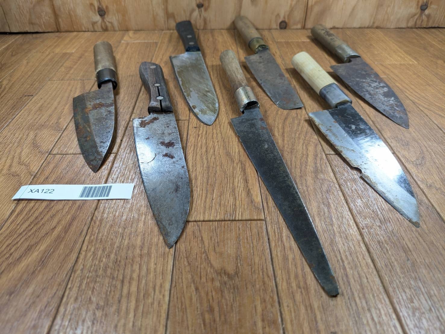BROKEN DAMAGED Japanese Chef's Kitchen Knife Vintage Japan HOCHO XA122