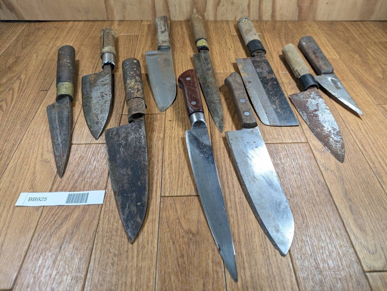 BROKEN DAMAGED Japanese Chef's Kitchen Knife Vintage Japan HOCHO BB925