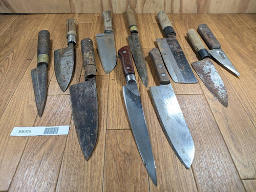 BROKEN DAMAGED Japanese Chef's Kitchen Knife Vintage Japan HOCHO BB925