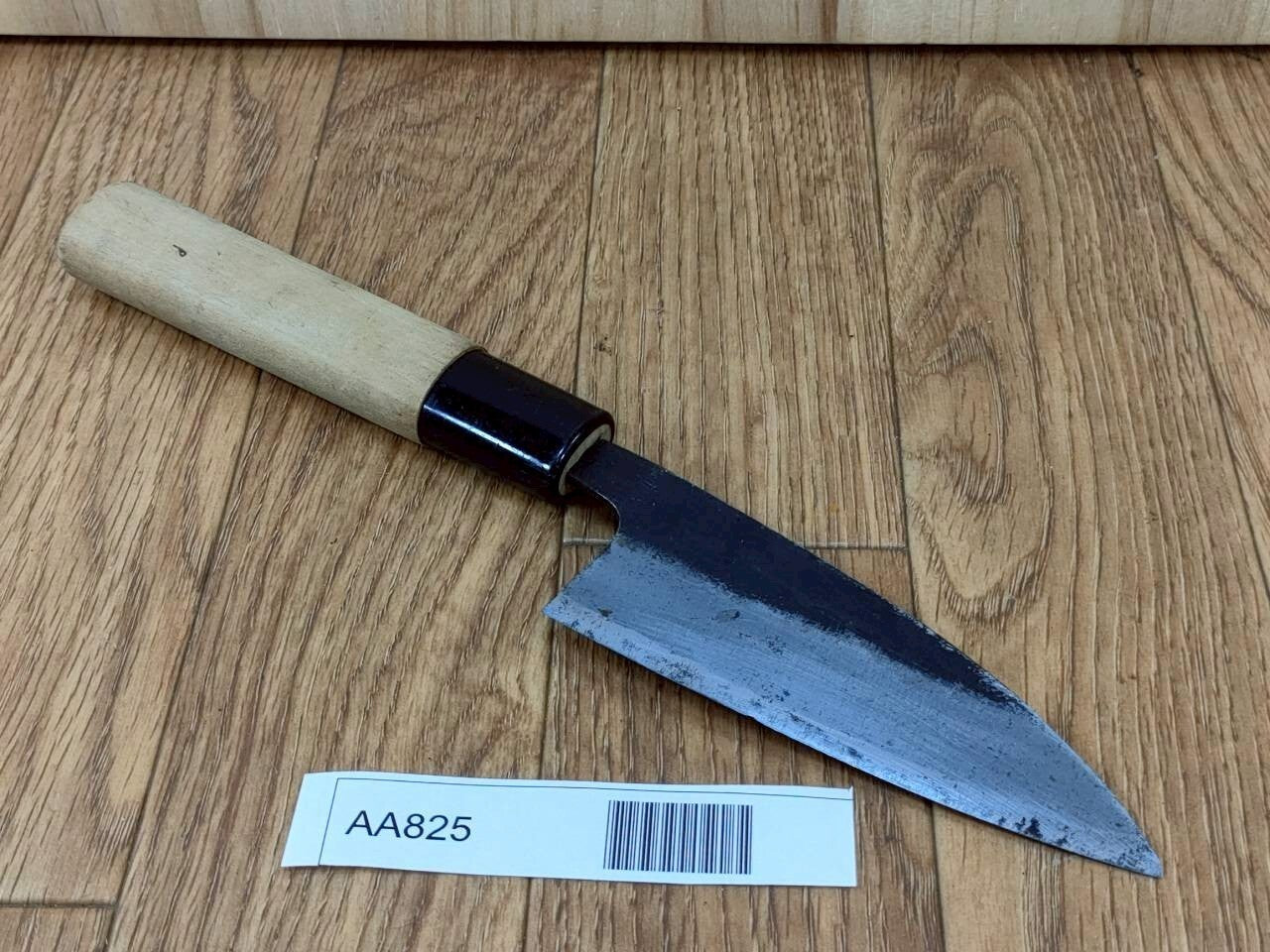 DAMAGED Japanese Chef's Kitchen Knife DEBA Vintage BLACK Japan 105/240mm AA825