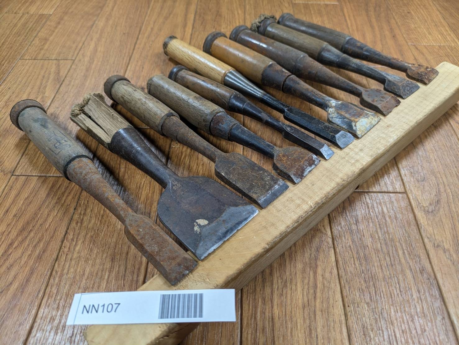 BROKEN DAMAGED Japanese vintage chisel Nomi 18.47.25.28.9.15.30.23.23.23mm NN107