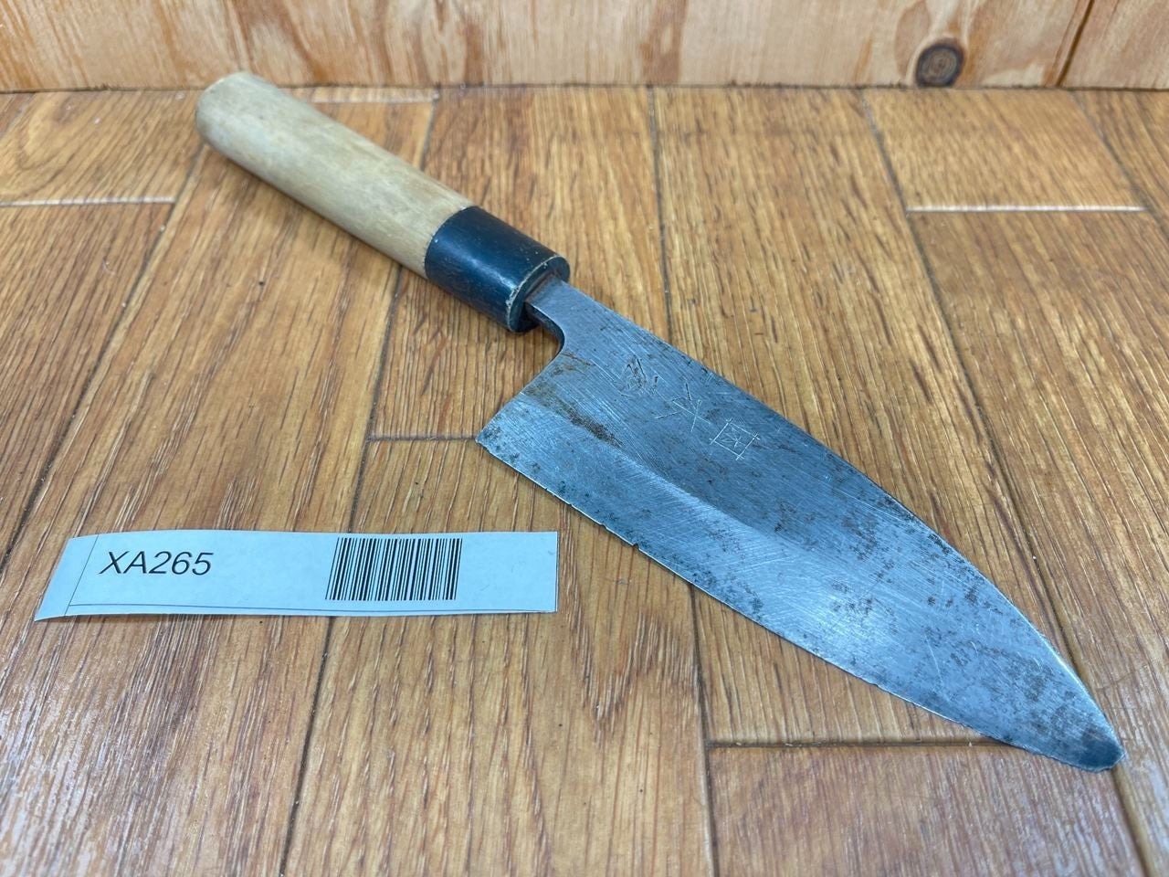 DAMAGED Japanese Chef's Kitchen Knife DEBA Vintage from Japan 115/240mm XA265