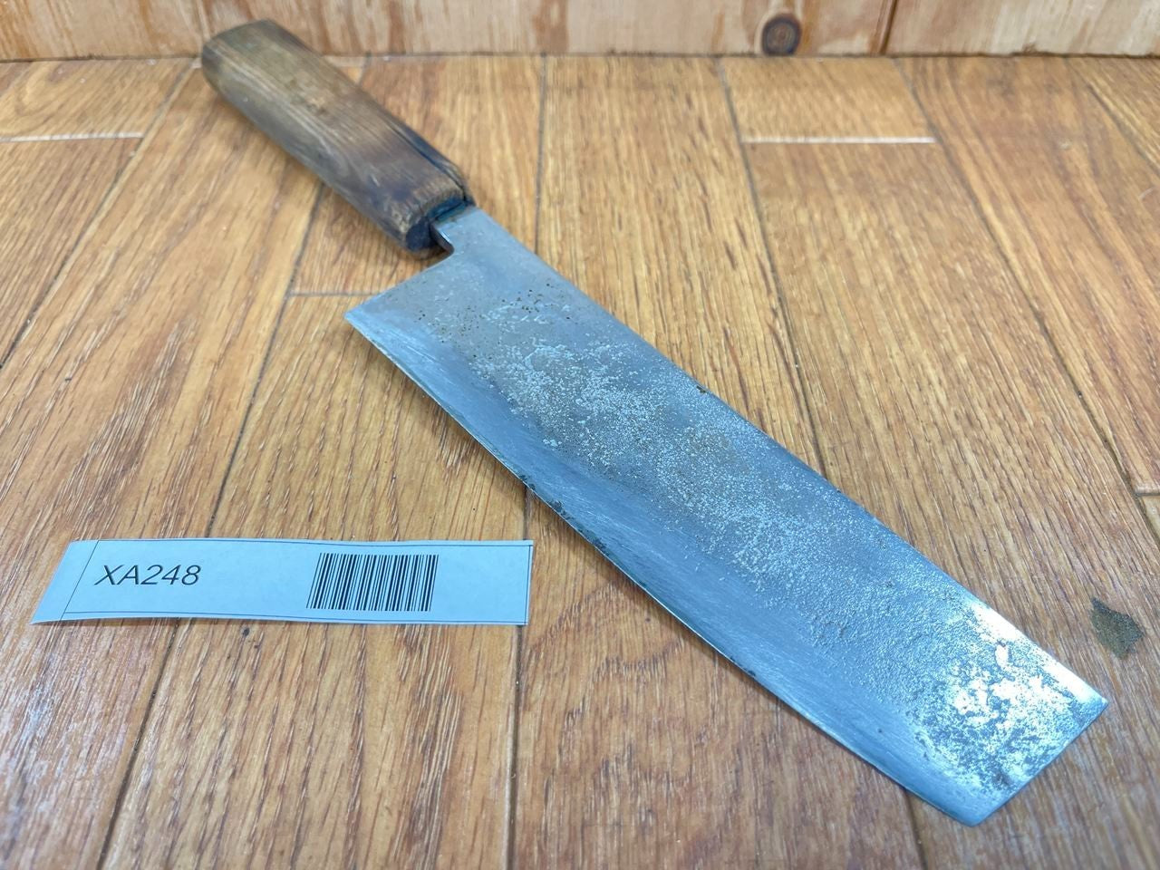 DAMAGED Japanese Chef's Kitchen Knife NAKIRI Vintage from Japan 155/295mm XA248