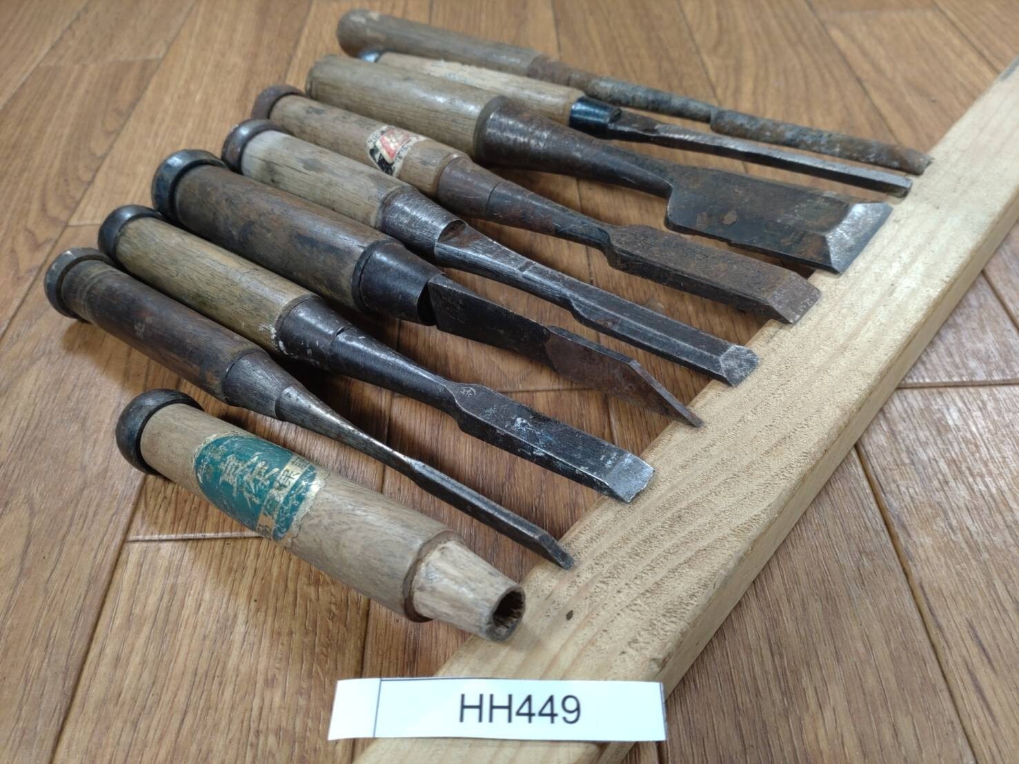 BROKEN DAMAGED Japanese vintage chisel Nomi 2.3.5.10.11.11.15.35mm HH449
