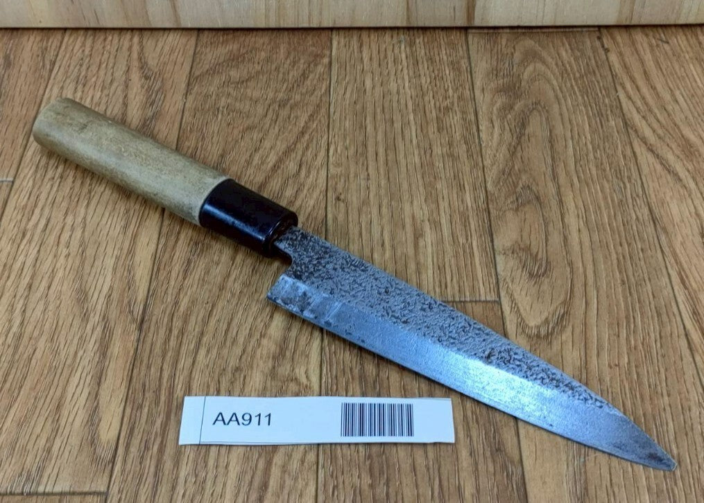 DAMAGED Japanese Chef's Kitchen Knife DEBA Vintage from Japan 139/266mm AA911