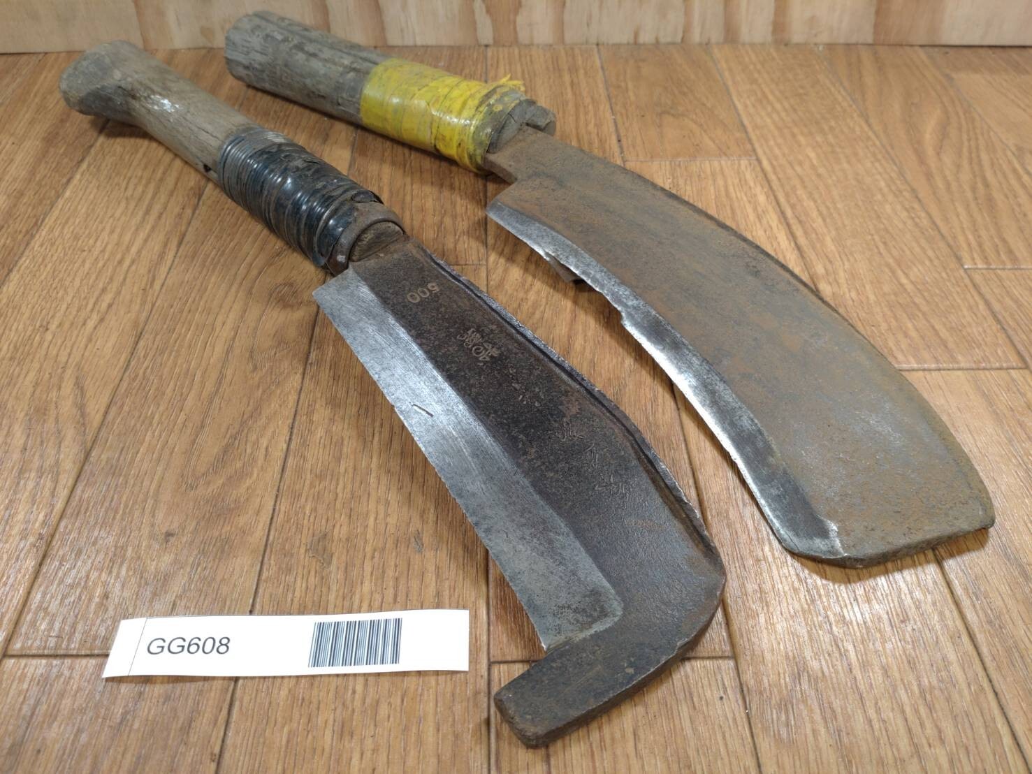 BROKEN DAMAGED Japanese Vintage Carpentry Tool NATA AXE ONO Hatchet SET GG608