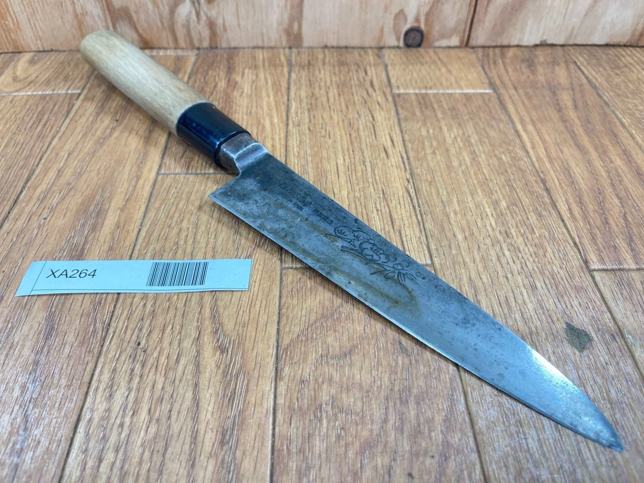 Japanese Chef's Kitchen Knife GYUTO Japan MISONO DIY Repaired 173/328mm XA264