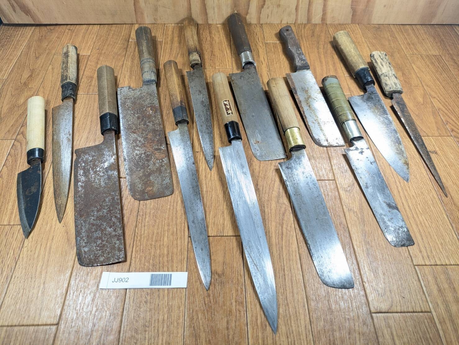 BROKEN DAMAGED Japanese Chef's Kitchen Knife Vintage Japan HOCHO JJ902