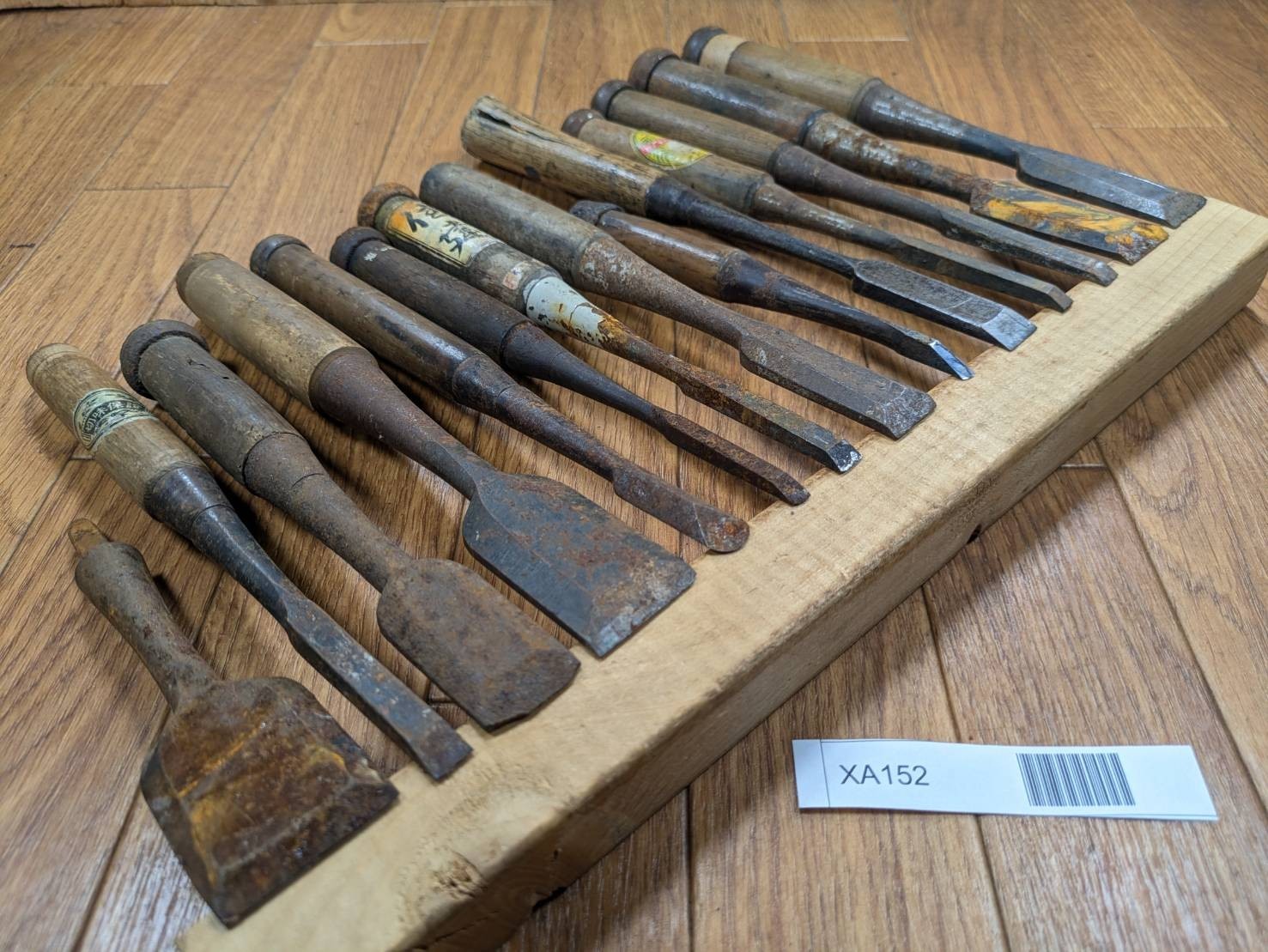 BROKEN DAMAGED Japanese vintage chisel 36.9.24.30.12.5.8.18.4.15.24.6.8.24 XA152