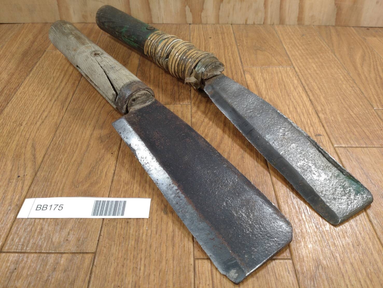 BROKEN DAMAGED Japanese Vintage Carpentry Tool NATA AXE ONO Hatchet SET BB175