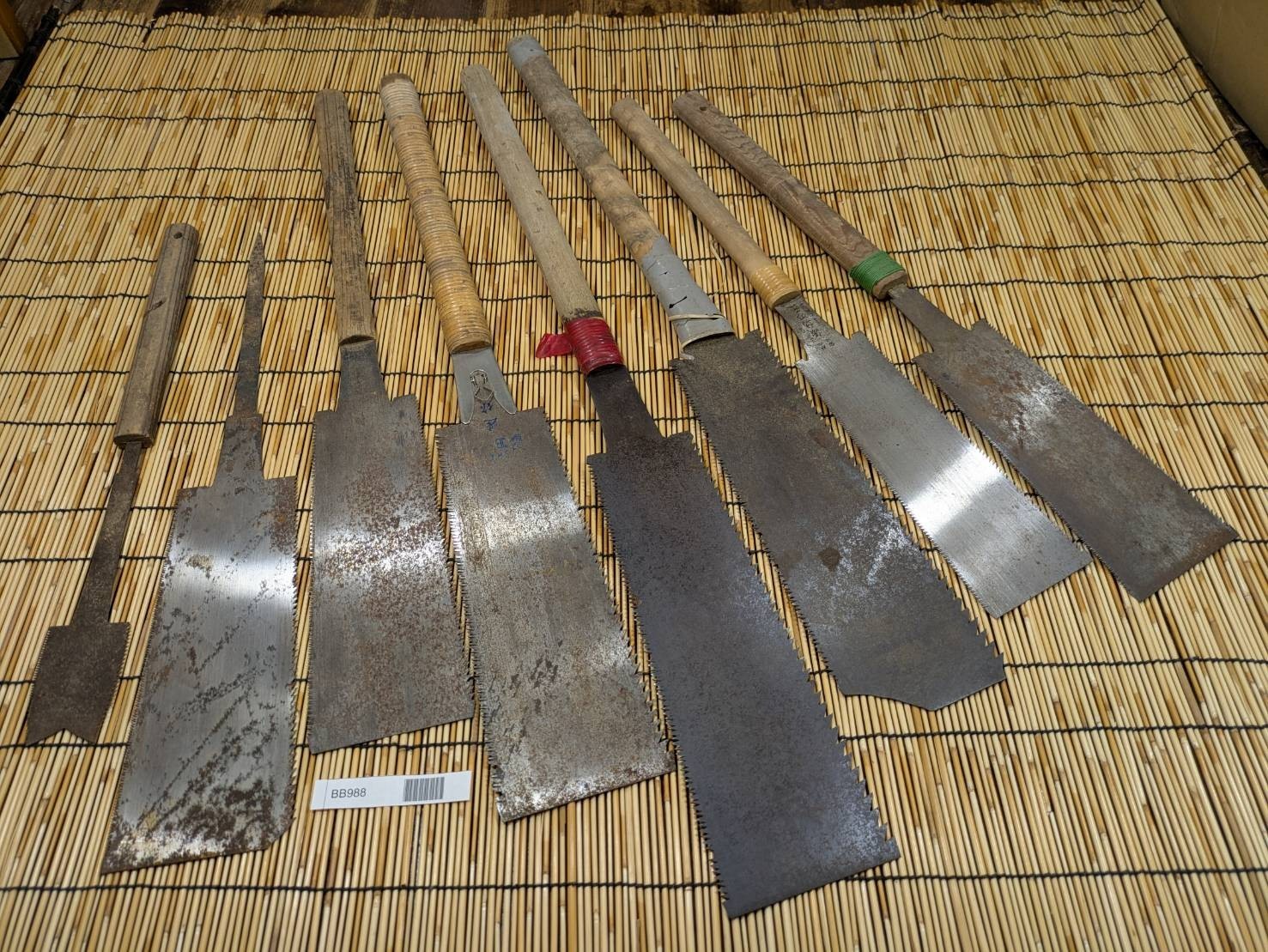 Broken Japanese vintage Pull Saw Draw Saw Carpentry Tool Japan blade 720mm BB988