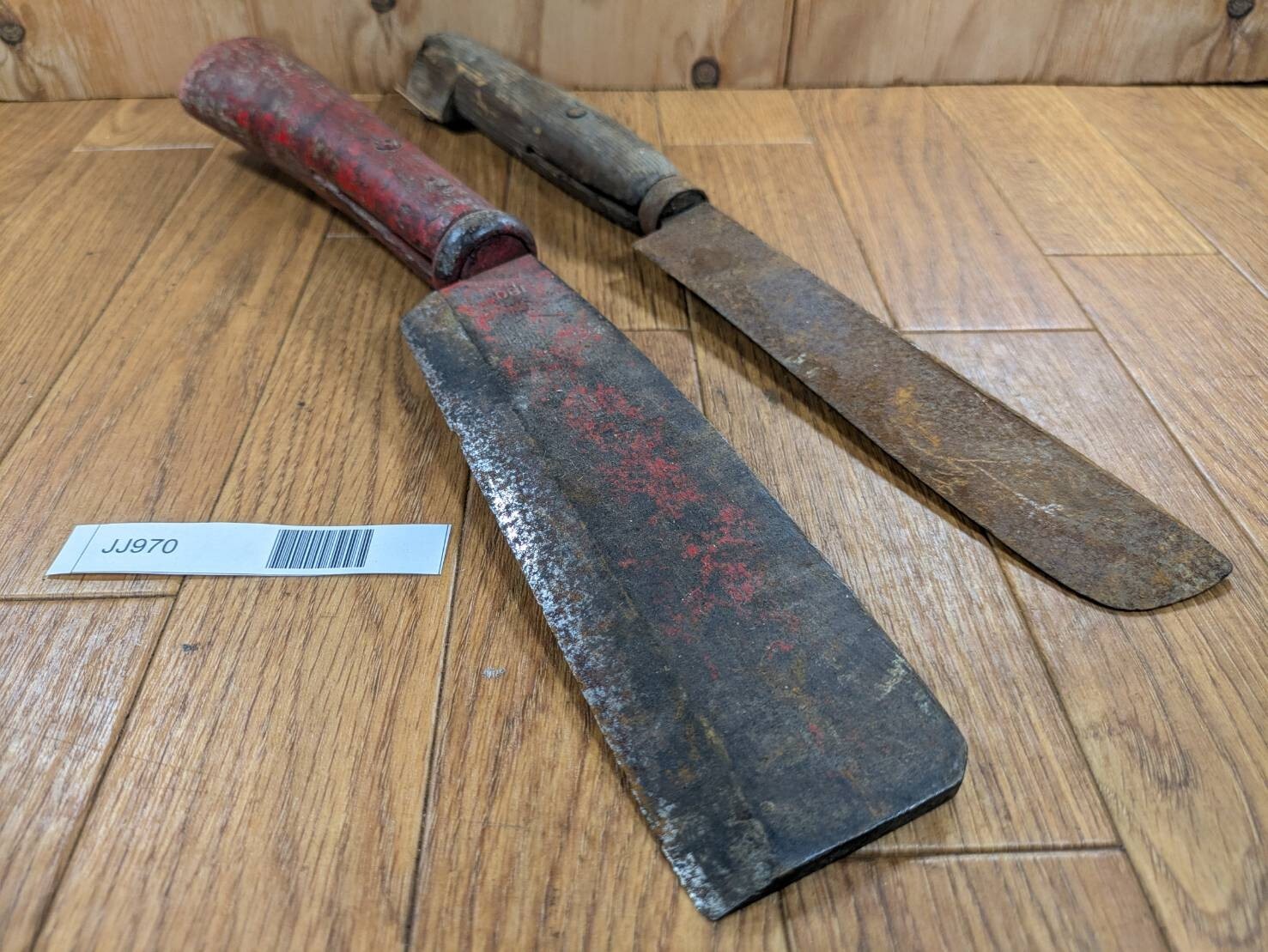 BROKEN DAMAGED Japanese Vintage Carpentry Tool NATA AXE ONO Hatchet SET JJ970