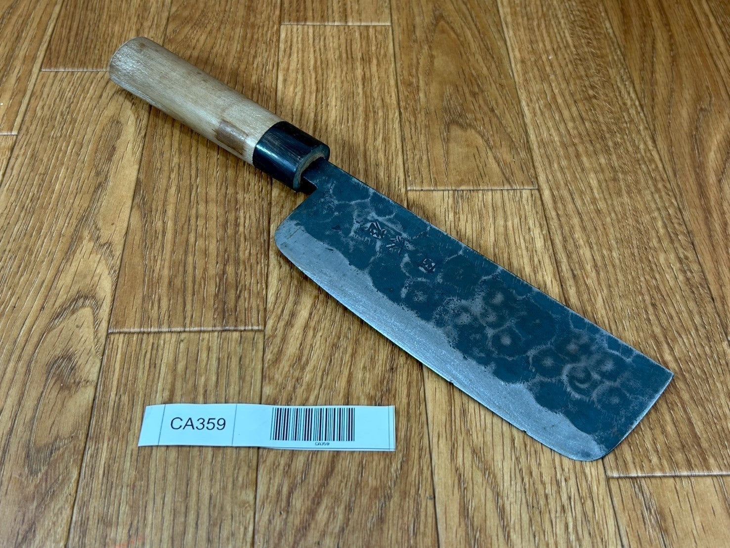 DAMAGED Japanese Chef's Kitchen Knife NAKIRI BLUE STEEL KIYA 160/290mm CA359