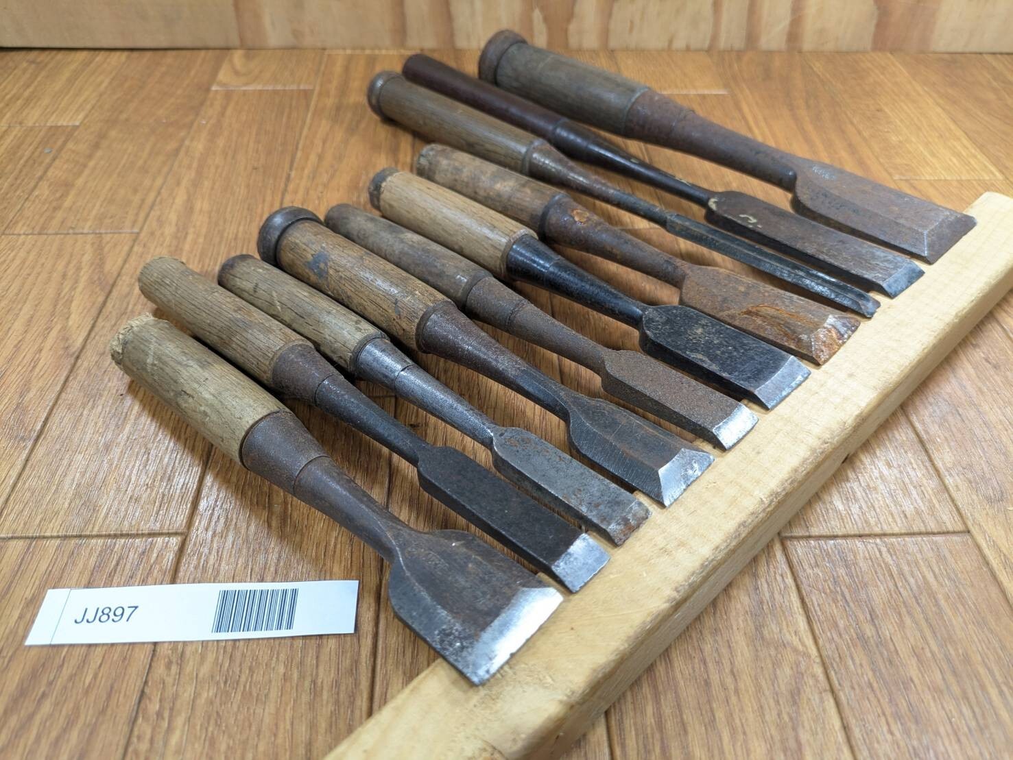 BROKEN DAMAGED Japanese vintage chisel Nomi 30.15.15.24.17.24.30.9.23.42mm JJ897