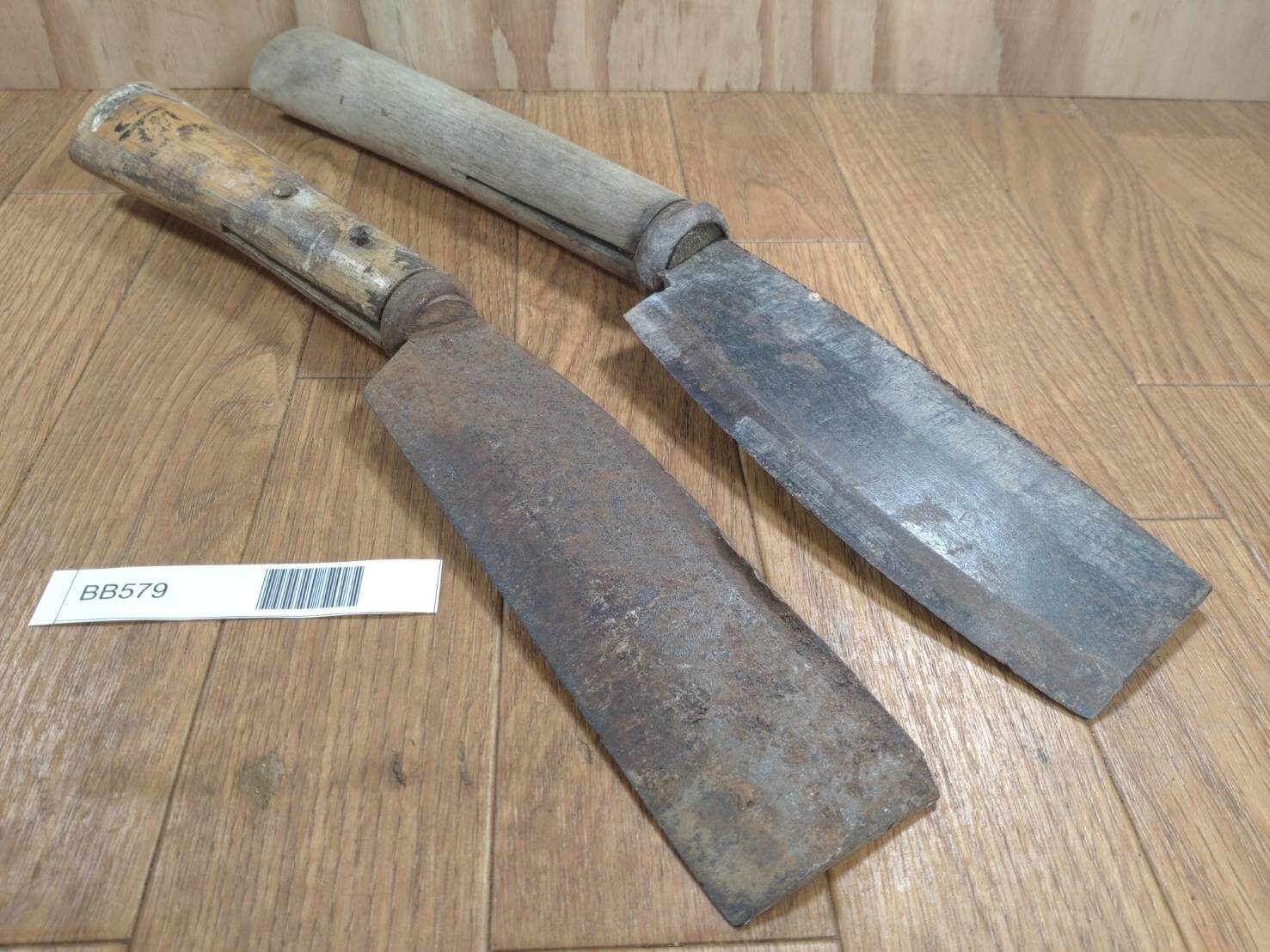 BROKEN DAMAGED Japanese Vintage Carpentry Tool NATA AXE ONO Hatchet SET BB579