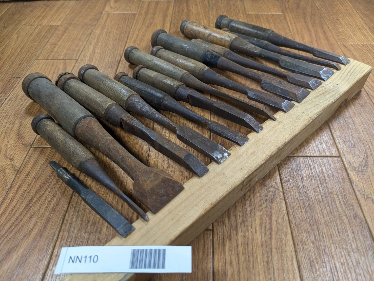 BROKEN DAMAGED Japanese old chisel 10.3.30.10.14.11.8.3.15.22.17.21.6.21mm NN110