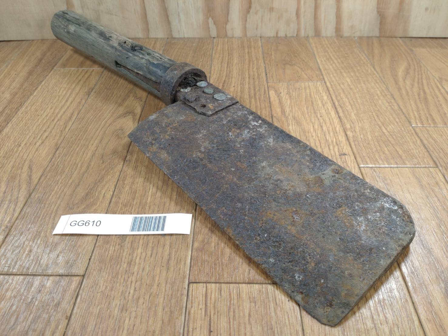 BROKEN DAMAGED Japanese Vintage Carpentry Tool NATA AXE ONO Hatchet GG610