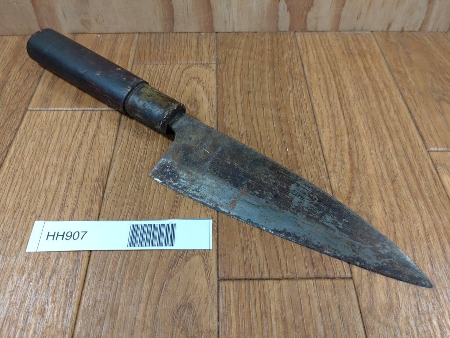 BROKEN DAMAGED Japanese Chef's Kitchen Knife Vintage MASAMOTO Japan DEBA HH907